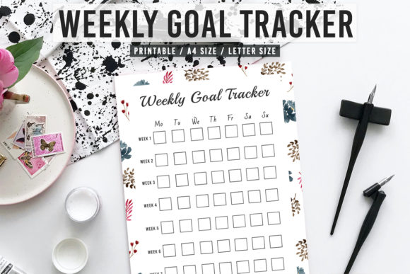 Download Goal Tracker Printable V2 - Premium Resources