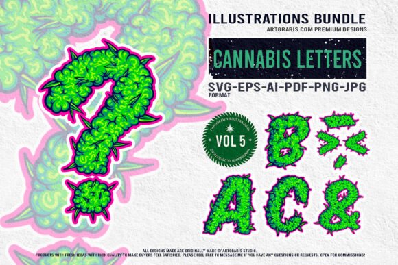 Download Typography Cannabis Inspired Symbolism - Symbolism Collection