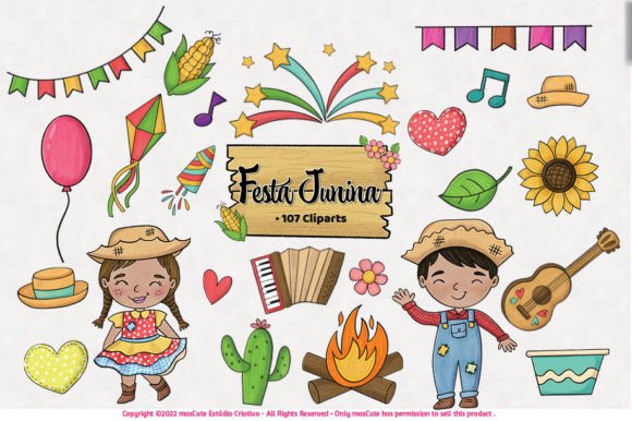 Download Festa Junina , Brazilian Clipart, June - June Collection