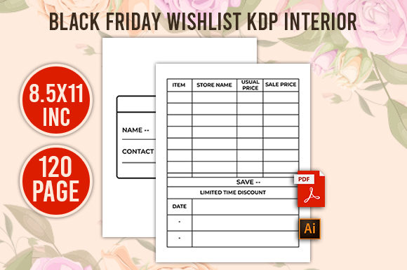 Download Black Friday Wishlist Kdp Interior - Black friday wishlist Collection