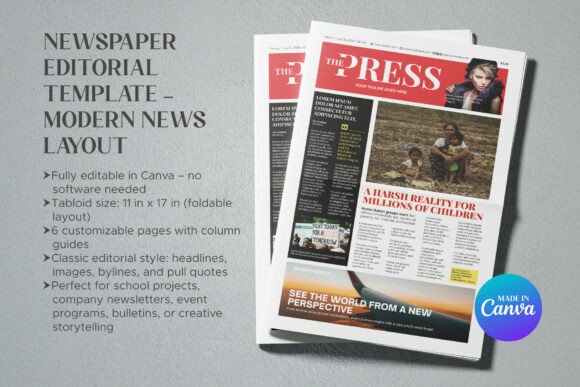 Download Newspaper Editorial Template - Newspaper Collection