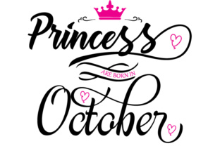 Download Princess Are Born in June Vector File - June Collection