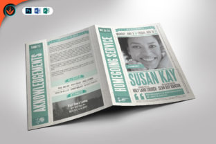 Download Newspaper Funeral Program Template 2 - Newspaper Collection
