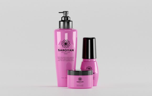 Download Cosmetic Branding Mockup Scene - Premium Resources